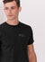 T Shirt | Pew Pew Embroidery | Black