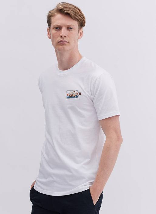T Shirt | Kraken Bottle | White & Percival Menswear