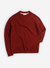 Raglan Knit Sweater | Merino Wool | Brick