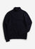 Roll Neck | Lambswool | Navy