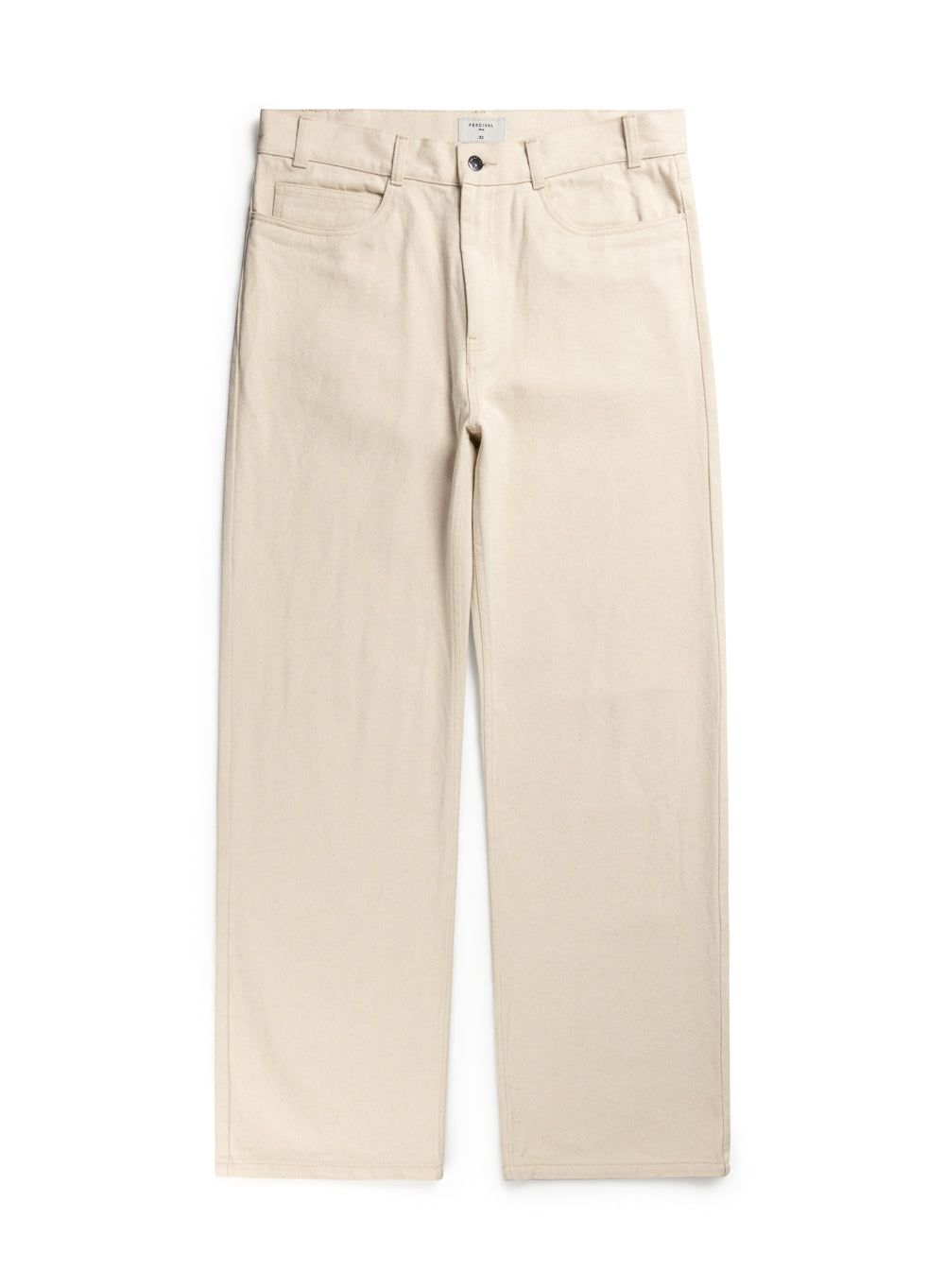 Men's 5 Pocket Trouser | Ecru Cream Twill