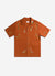 Koi Carp Tapestry Cuban Linen Shirt | Brick