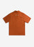 Koi Carp Tapestry Cuban Linen Shirt | Brick