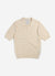 Pullover Polo Shirt | Knitted Cotton | Cream