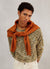 Long Sleeve T Shirt | Tan with Khaki Space Dye