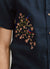 Tapestry Cuban Linen Shirt | A Roman Lane | Navy
