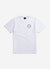 Koi Carp T Shirt | Embroidered Organic Cotton | White
