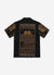 Fairy Tale Tapestry Cuban Linen Shirt | Black