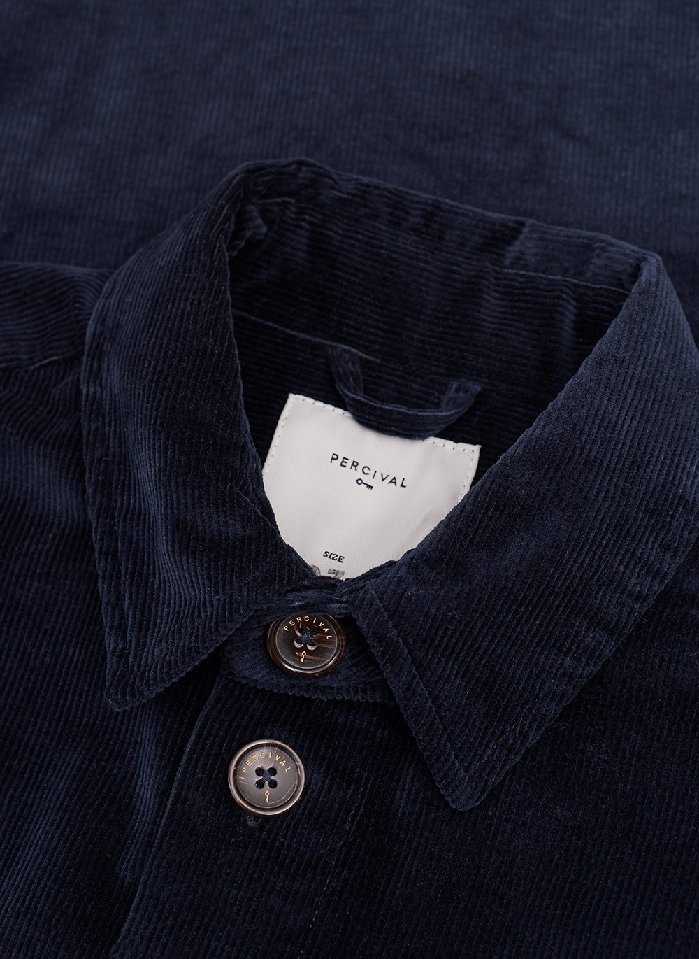 Men's Navy Overshirt | Cord Shacket & Percival Menswear